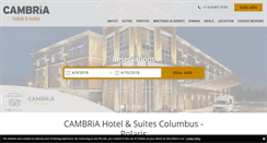 Desktop Screenshot of cambriasuitespolaris.com